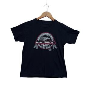 2019 Sturgis Motorcycles Black Hills Rally Motor Classic Eagle T Shirt Women's S